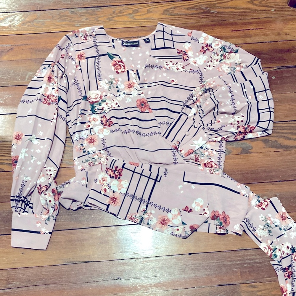 Sash Wrap Blouse